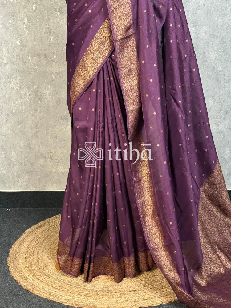 SEMI TUSSAR GEORGETTE BANARASI SAREE