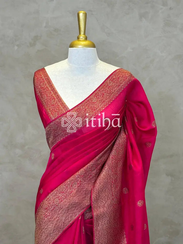 SEMI TUSSAR GEORGETTE BANARASI SAREE