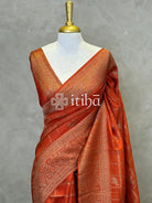 SEMI TUSSAR GEORGETTE BANARASI SAREE