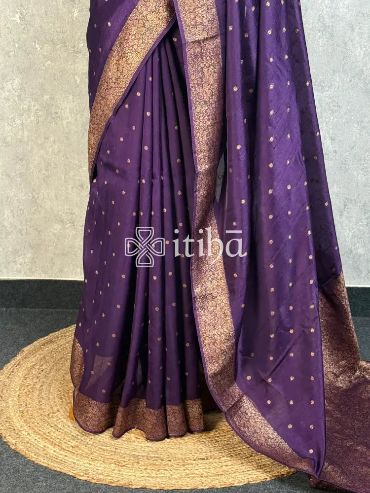 SEMI TUSSAR GEORGETTE BANARASI SAREE