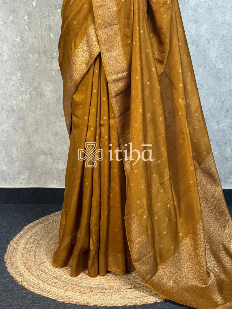 SEMI TUSSAR GEORGETTE BANARASI SAREE