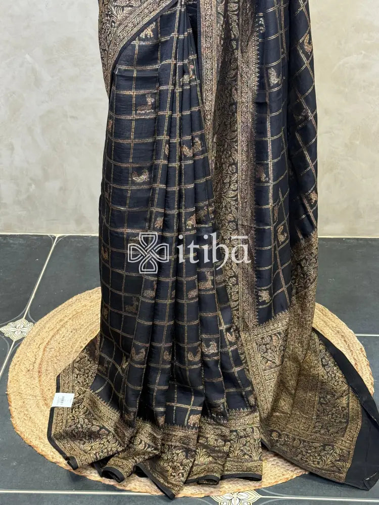 SEMI TUSSAR GEORGETTE BANARASI SAREE