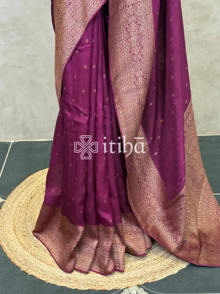 SEMI TUSSAR GEORGETTE BANARASI SAREE