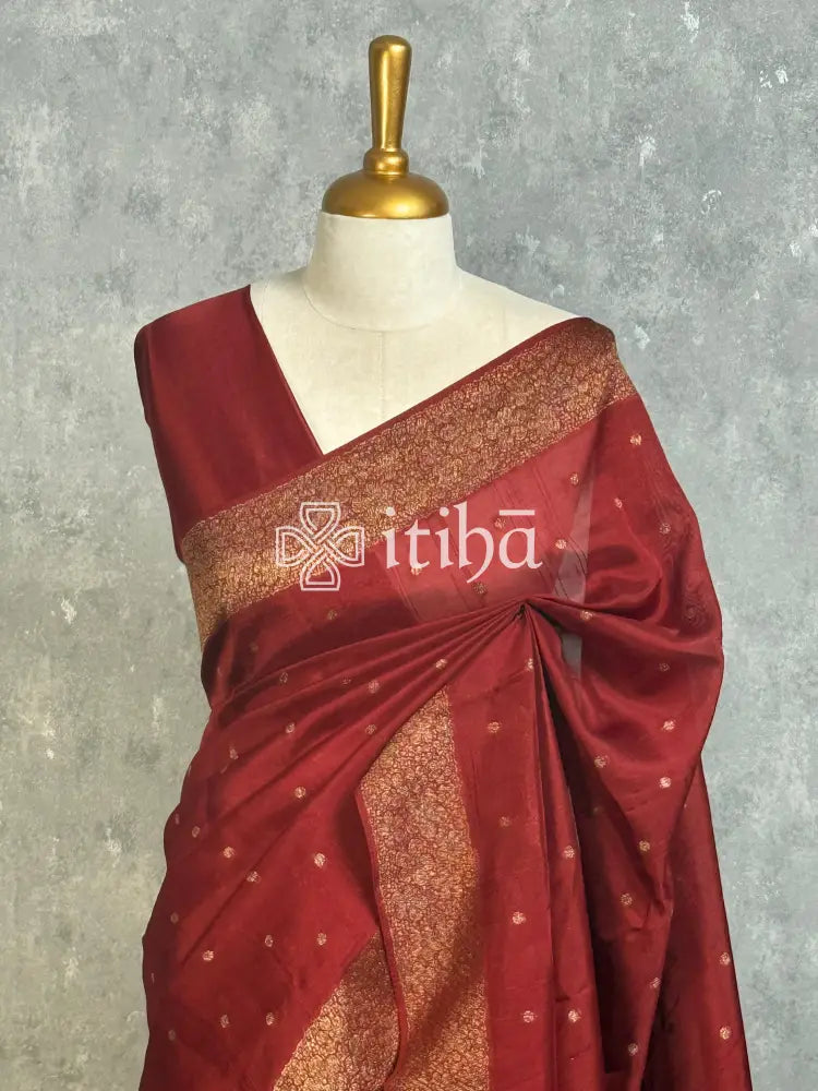 SEMI TUSSAR GEORGETTE BANARASI SAREE