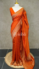 SEMI TUSSAR GEORGETTE BANARASI SAREE