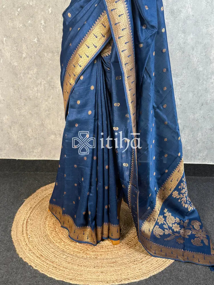 SEMI TUSSAR GEORGETTE BANARASI SAREE