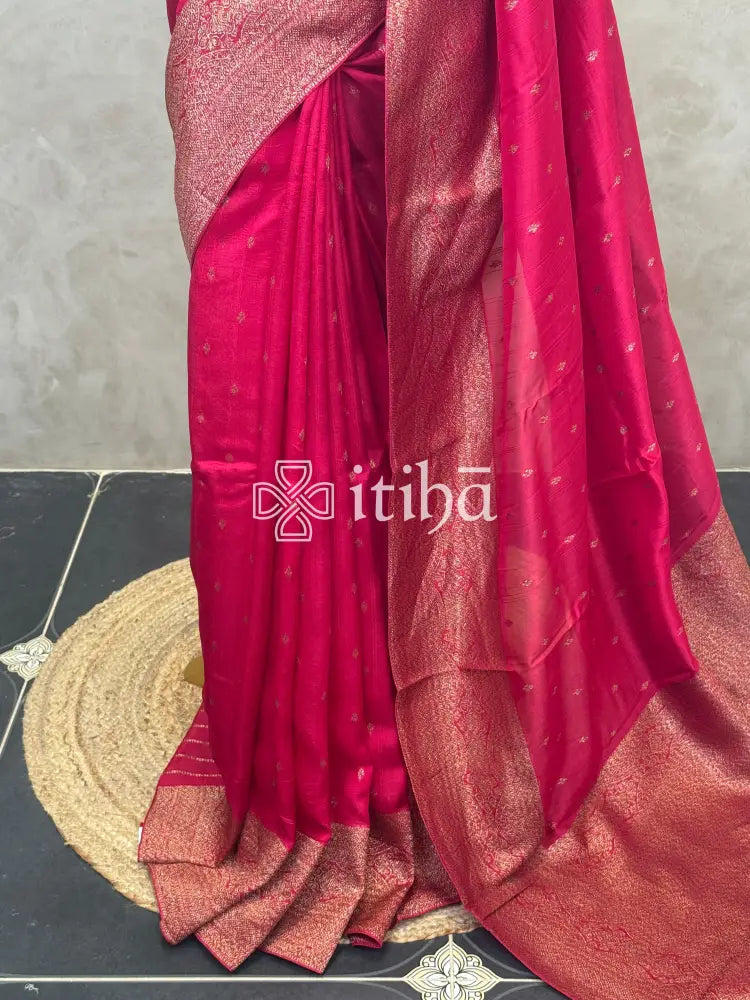 SEMI TUSSAR GEORGETTE BANARASI SAREE
