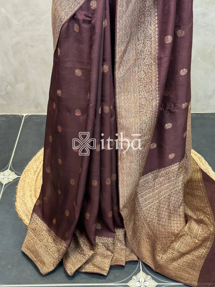 SEMI TUSSAR GEORGETTE BANARASI SAREE