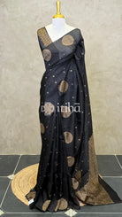 SEMI TUSSAR GEORGETTE BANARASI SAREE