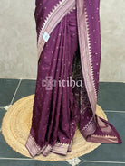 SEMI TUSSAR MEENAKARI BANARASI SAREE