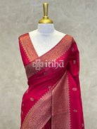 SEMI TUSSAR MEENAKARI BANARASI SAREE