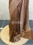 SEMI TUSSAR MEENAKARI BANARASI SAREE