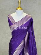 SEMI TUSSAR MEENAKARI BANARASI SAREE