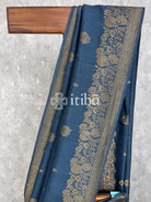 SEMI TUSSAR RAW SILK BANARASI SAREE