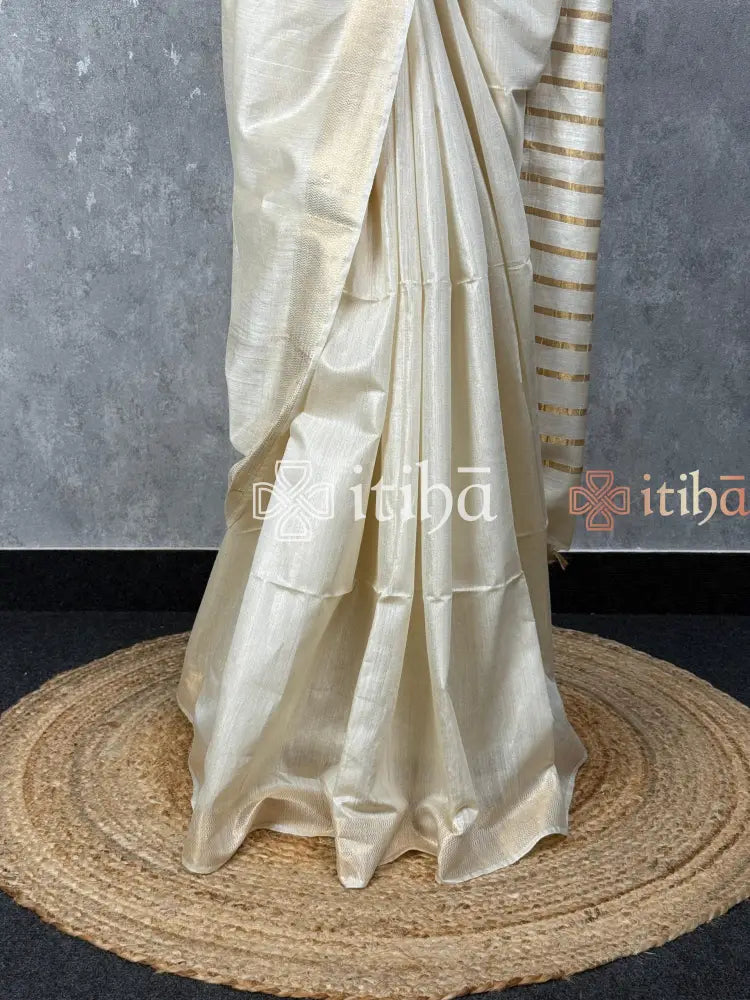 SEMI TUSSAR SILK SAREE