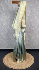 SEMI TUSSAR SILK WEAVING BANARASI SAREE