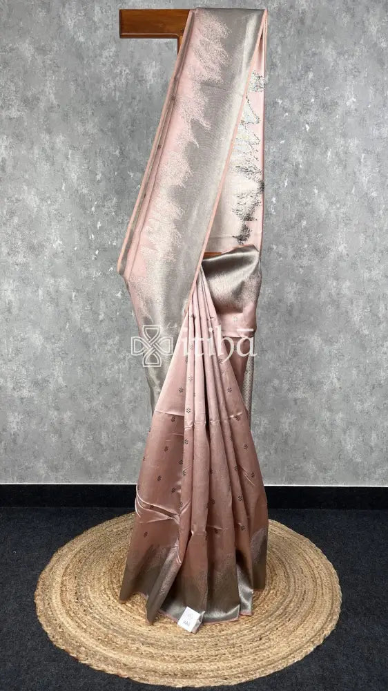 SEMI TUSSAR SILK WEAVING BANARASI SAREE