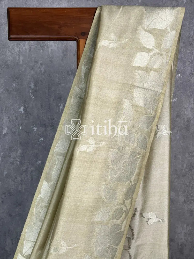 SEMI TUSSAR SILK WEAVING BANARASI SAREE