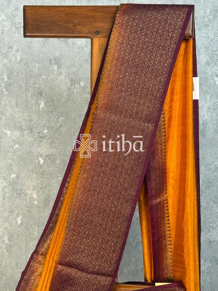 SEMI TUSSAR WEAVING CONTRA BANARASI SAREE