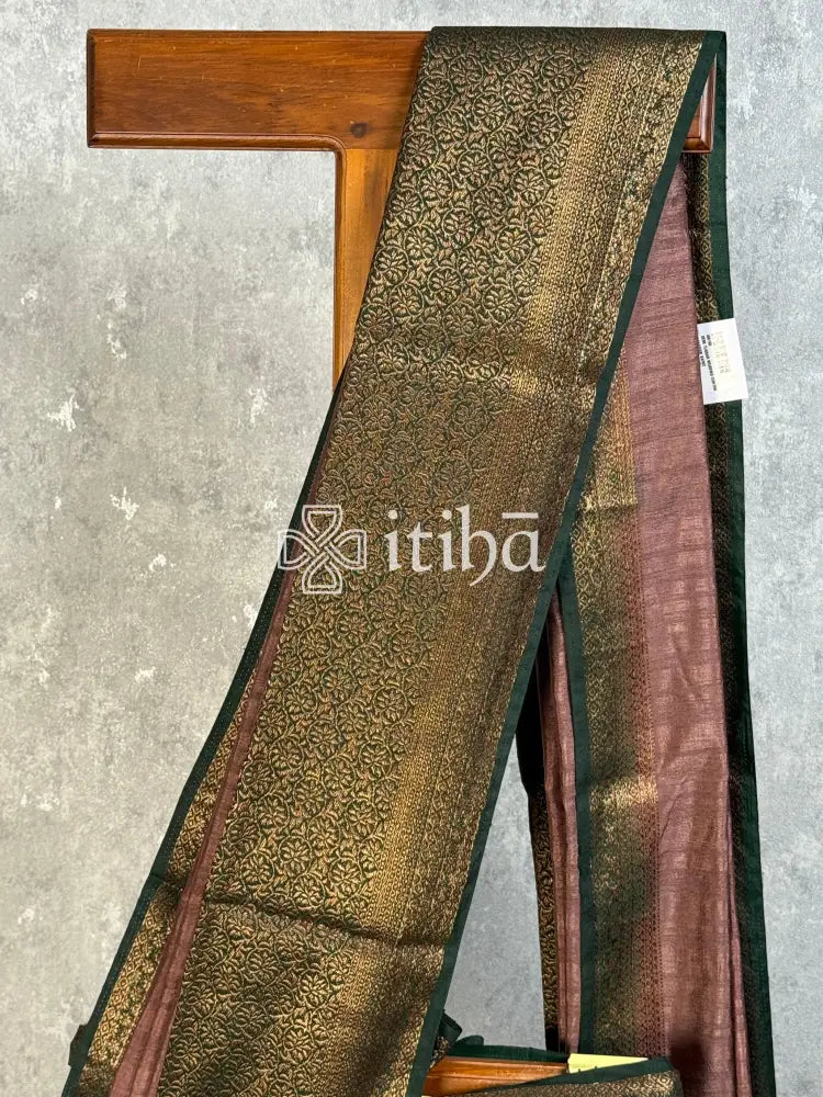 SEMI TUSSAR WEAVING CONTRA BANARASI SAREE