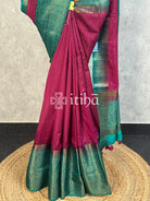 SEMI TUSSAR WEAVING CONTRA BANARASI SAREE