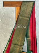 SEMI TUSSAR WEAVING CONTRA BANARASI SAREE