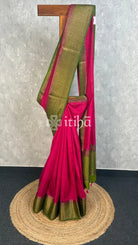 SEMI TUSSAR WEAVING CONTRA BANARASI SAREE