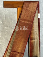 SEMI TUSSAR WEAVING CONTRA BANARASI SAREE
