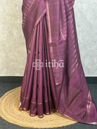 SEMI TUSSAR ZARI STRIPES BANARASI SAREES