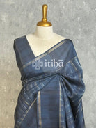 SEMI TUSSAR ZARI STRIPES BANARASI SAREES