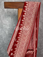 SILK GEORGETTE BANARASI SAREE