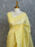 SILK LINEN SATIN BORDER BANARASI SAREE