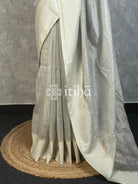 SILK LINEN SATIN BORDER BANARASI SAREE