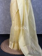 SILK LINEN SATIN BORDER BANARASI SAREE
