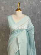 SILK LINEN SATIN BORDER BANARASI SAREE