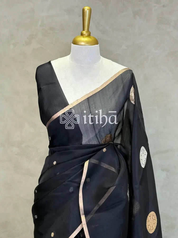 SILK ORAGNZA HANDLOOM BANARASI SAREE