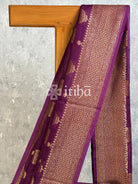 SILK ORGANZA ANTIQUE BANARASI SAREE