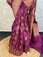 SILK ORGANZA ANTIQUE BANARASI SAREE