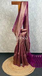 SILK ORGANZA ANTIQUE BANARASI SAREE