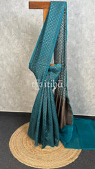 SILK ORGANZA ANTIQUE BANARASI SAREE