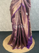 SILK ORGANZA ANTIQUE BANARASI SAREE