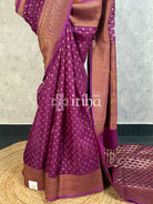 SILK ORGANZA ANTIQUE BANARASI SAREE