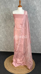 SILK ORGANZA APPLIQUE SALWAR SET