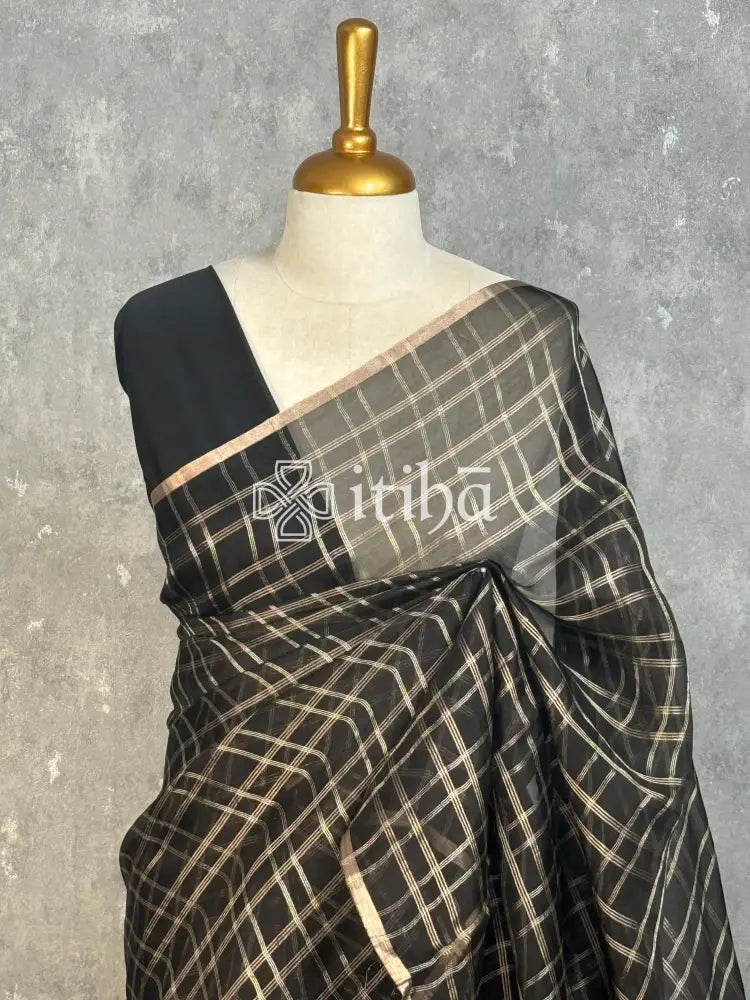 SILK ORGANZA BANARASI SAREE