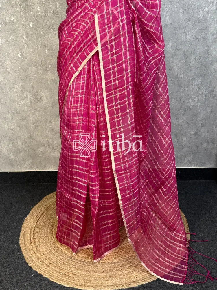 SILK ORGANZA BANARASI SAREE