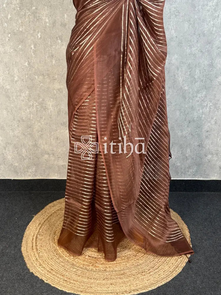 SILK ORGANZA BANARASI SAREE