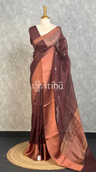 SILK ORGANZA BANARASI SAREE