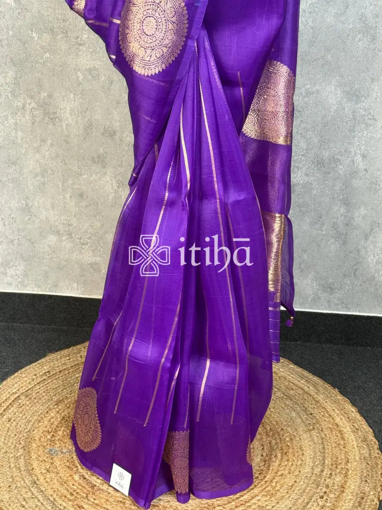 SILK ORGANZA BANARASI SAREE