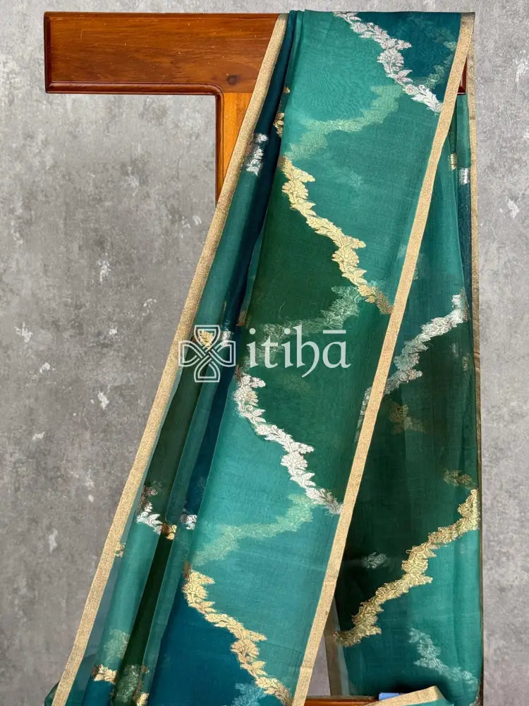 SILK ORGANZA BANARASI SAREE