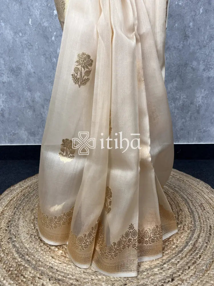 SILK ORGANZA BANARASI SAREE